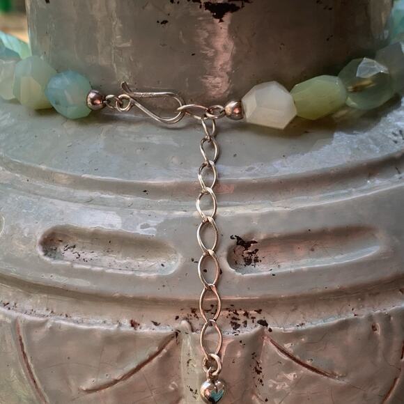 Jay King Necklace Light Blue Chalcedony w/ Irregular Shape Stones Graduating DTR - Picture 6 of 6